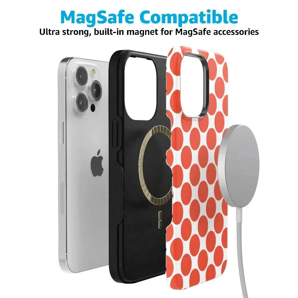 Trendy 2025 Red Dots | High Contrast Design Case  Almost Sold Out!