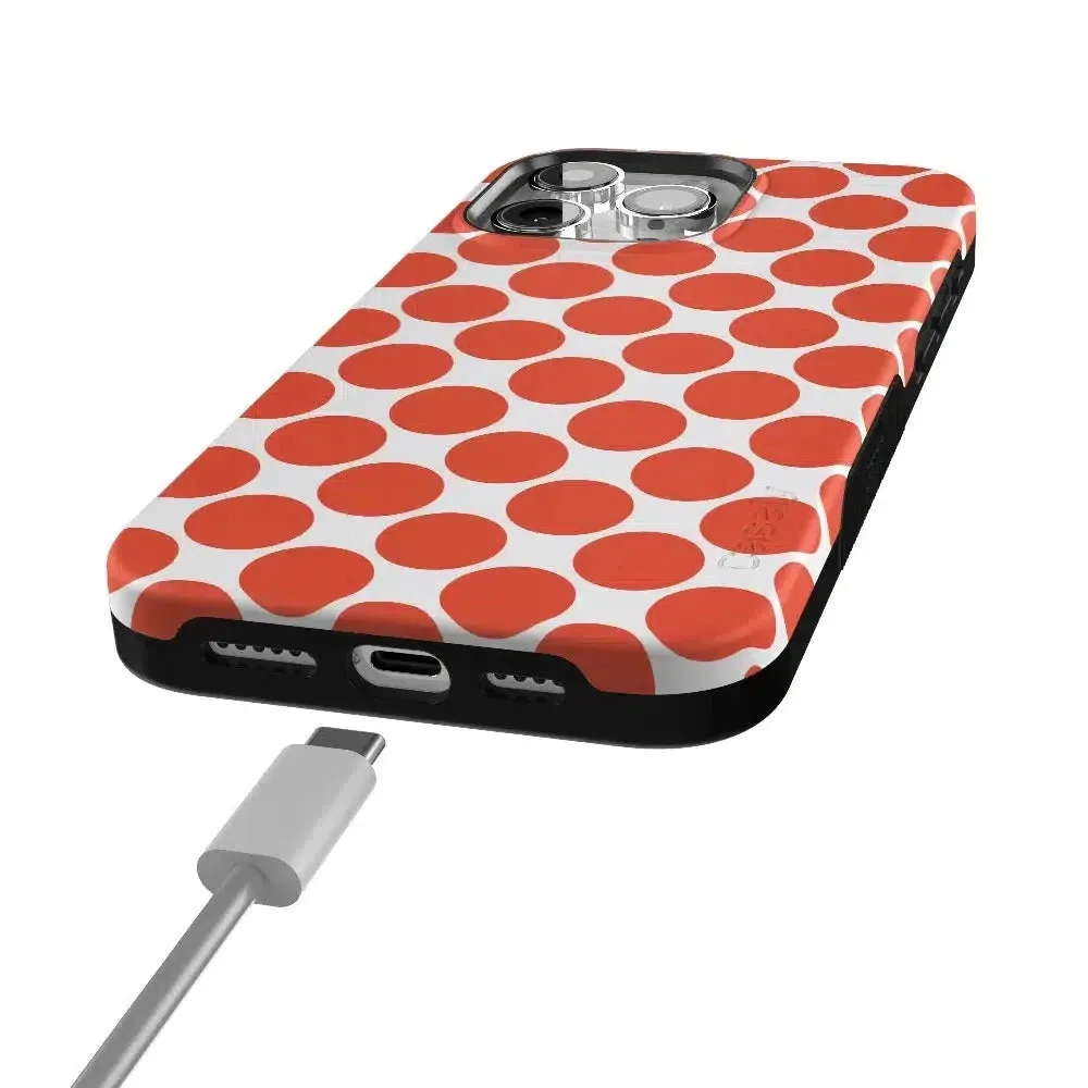 Trendy 2025 Red Dots | High Contrast Design Case  Almost Sold Out!