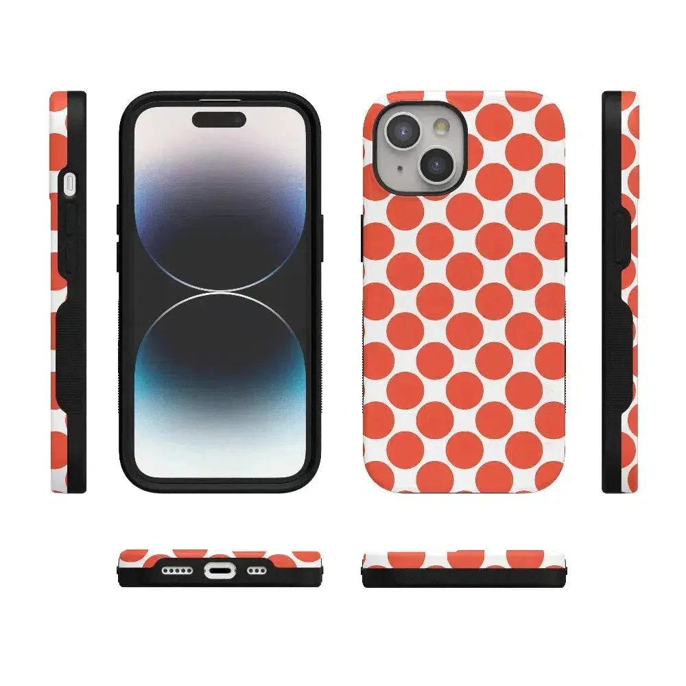 Trendy 2025 Red Dots | High Contrast Design Case  Almost Sold Out!