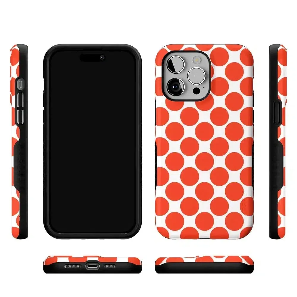 Trendy 2025 Red Dots | High Contrast Design Case  Almost Sold Out!