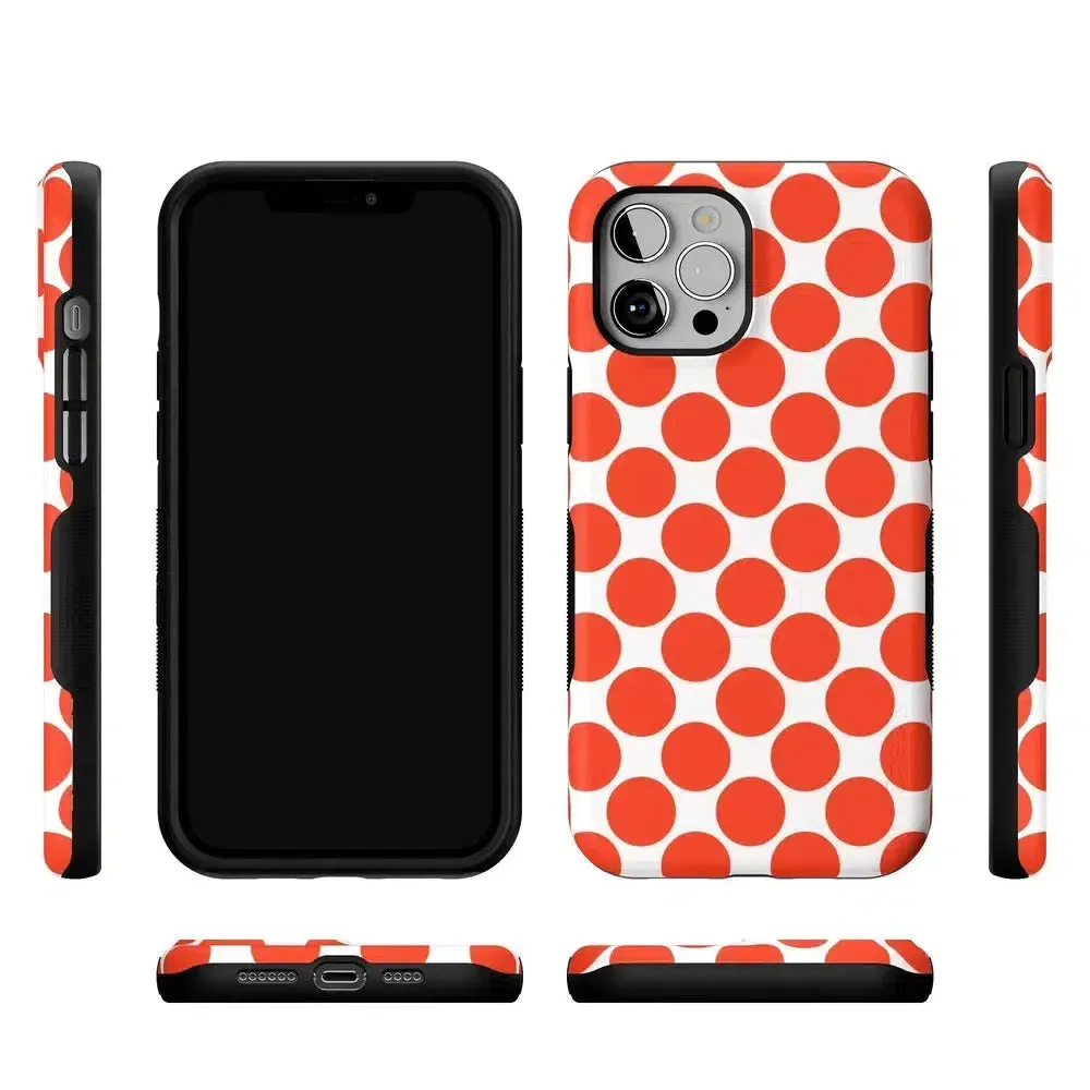 Trendy 2025 Red Dots | High Contrast Design Case  Almost Sold Out!