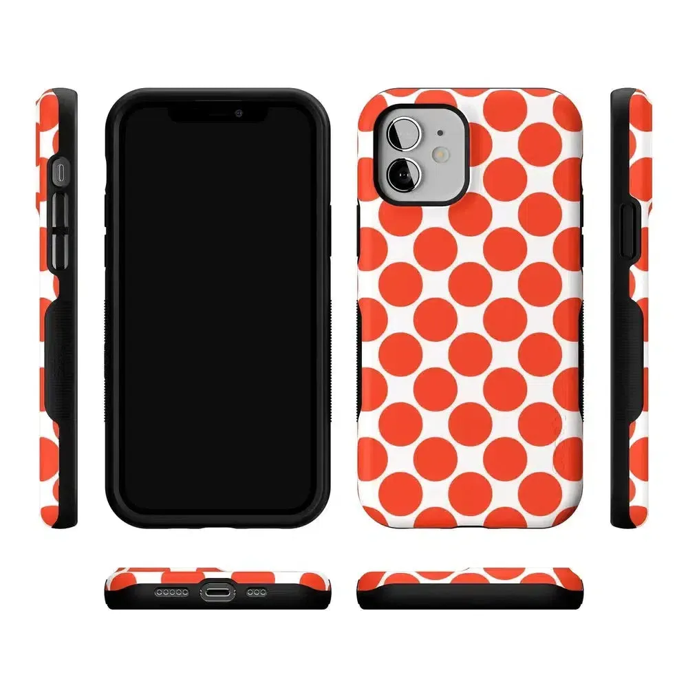 Trendy 2025 Red Dots | High Contrast Design Case  Almost Sold Out!