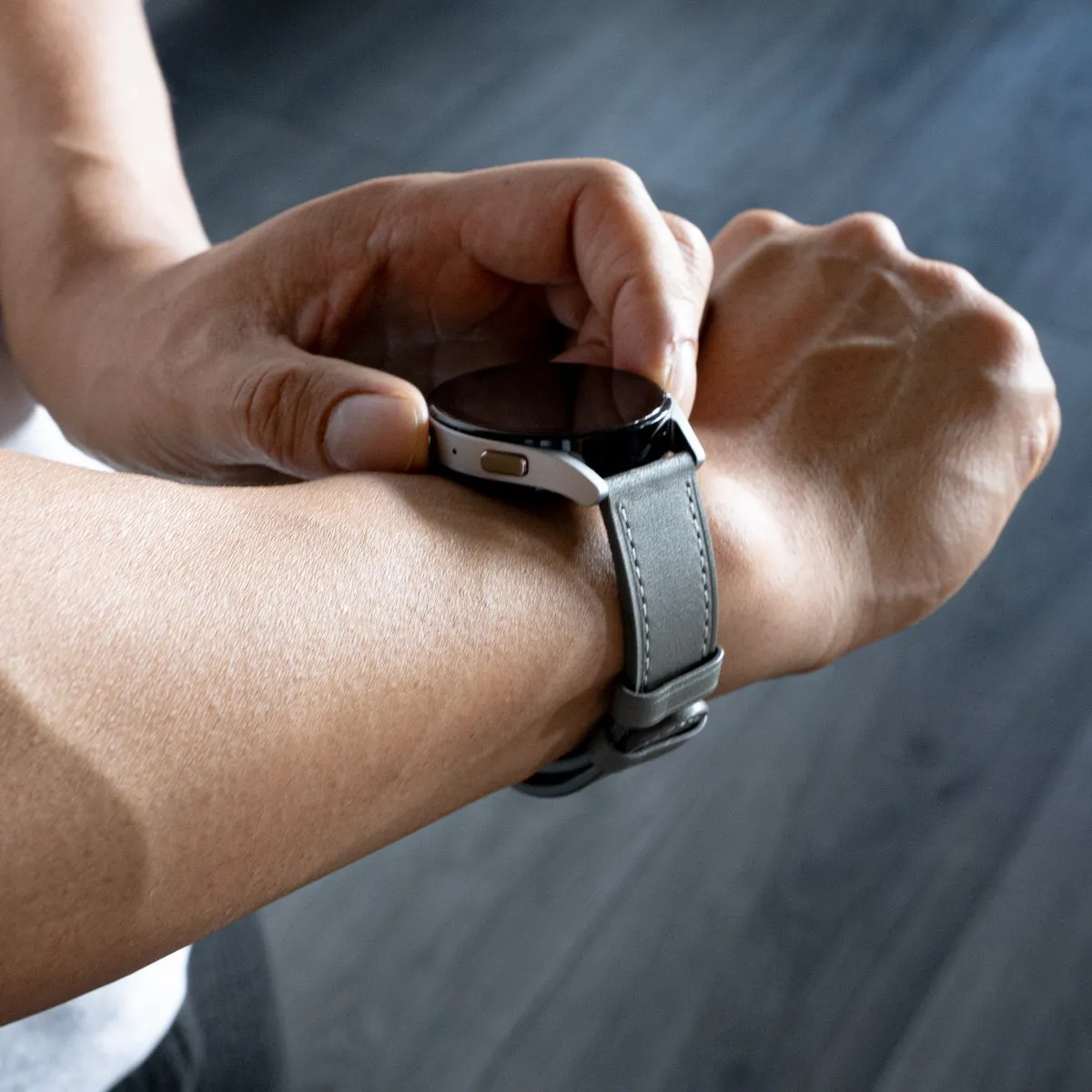 Trendy 2025 Redmi Watch 5 Active Modern Leather Strap (Gray)  Ends Soon!