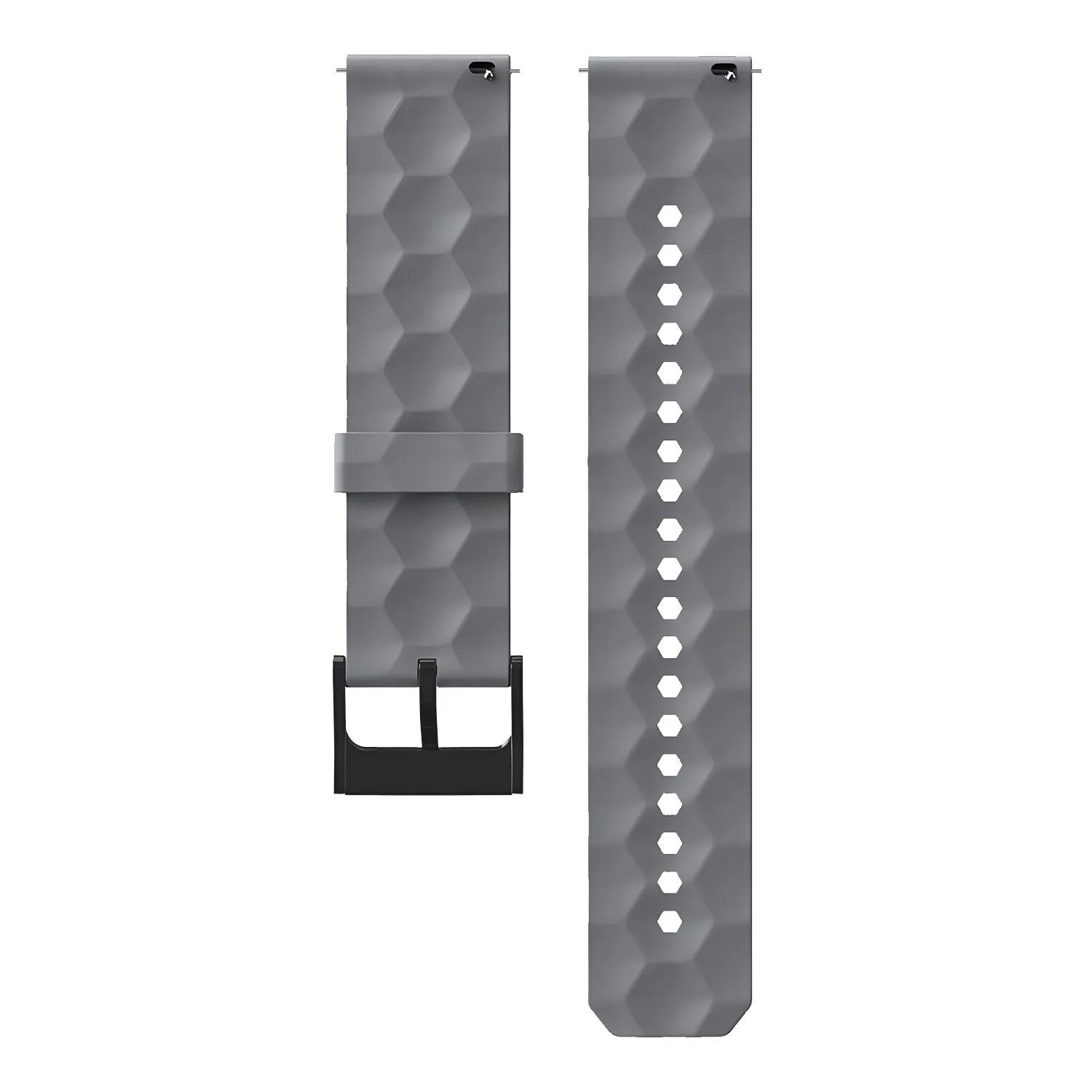Trendy 2025 Redmi Watch 5 Active Silicone Hexa Strap (Gray)  Limited Availability!