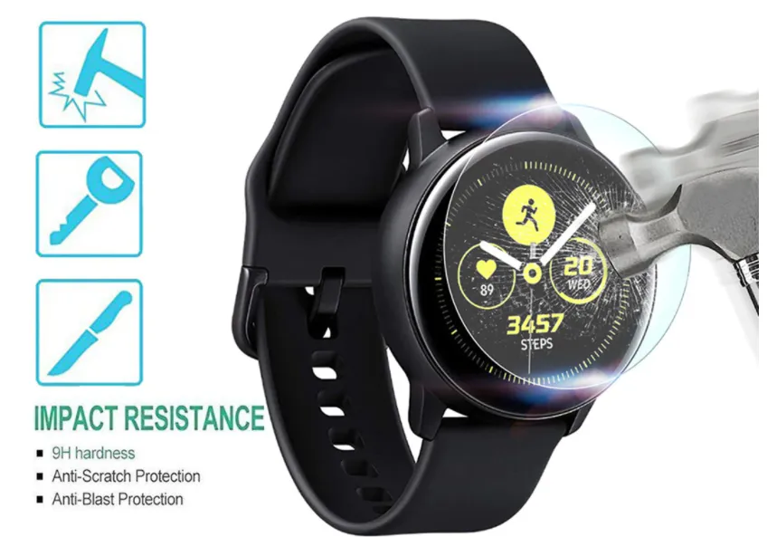Trendy 2025 Samsung Galaxy Watch Active 40mm tempered glass  Going Fast!