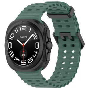 Trendy 2025 Samsung Galaxy Watch Ultra Ocean Strap (Dark Green)  Today Only!