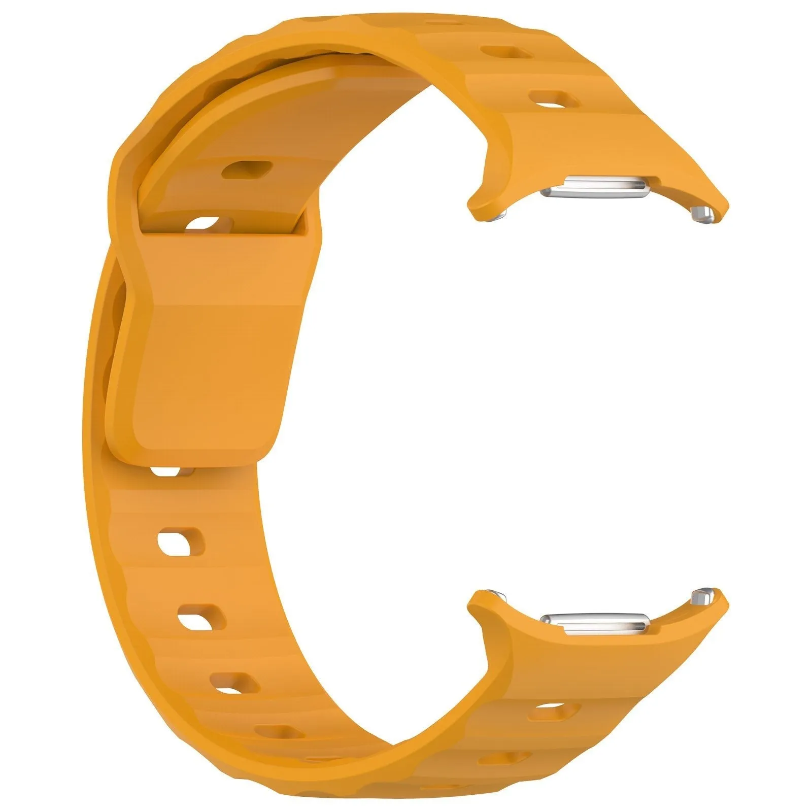 Trendy 2025 Samsung Galaxy Watch Ultra Outdoor Silicone Strap (Orange-Yellow)  Limited Release!