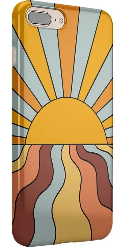 Trendy 2025 Shine On | Retro Sunset Case  Ends Soon!