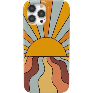 Trendy 2025 Shine On | Retro Sunset Case  Ends Soon!