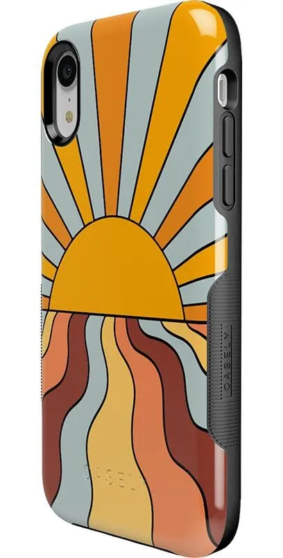 Trendy 2025 Shine On | Retro Sunset Case  Ends Soon!