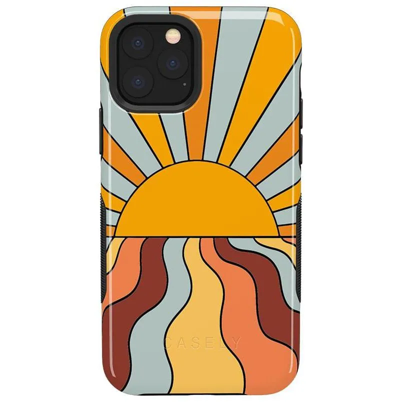 Trendy 2025 Shine On | Retro Sunset Case  Ends Soon!