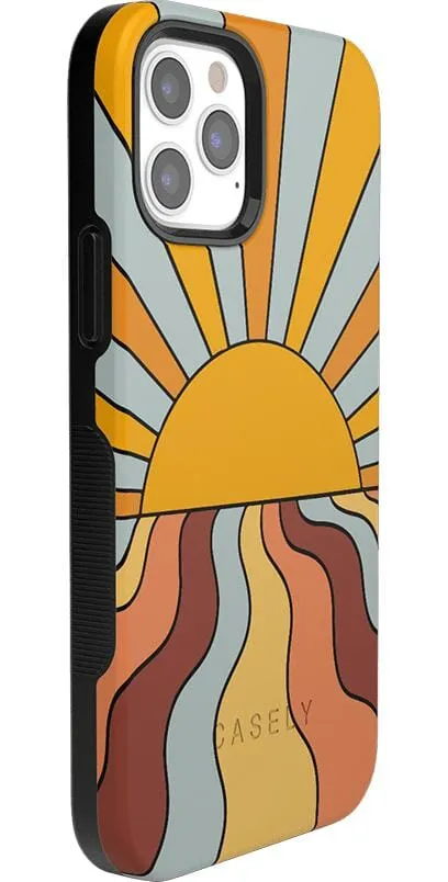 Trendy 2025 Shine On | Retro Sunset Case  Ends Soon!