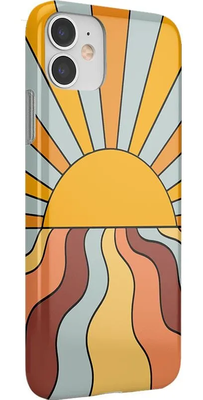 Trendy 2025 Shine On | Retro Sunset Case  Ends Soon!