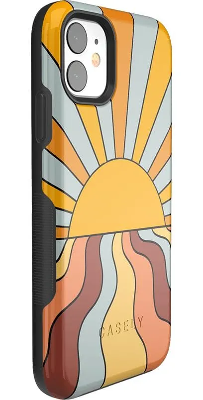 Trendy 2025 Shine On | Retro Sunset Case  Ends Soon!