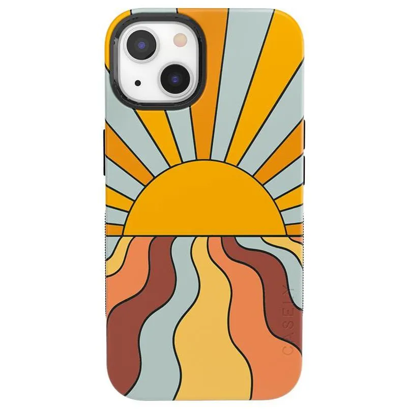 Trendy 2025 Shine On | Retro Sunset Case  Ends Soon!