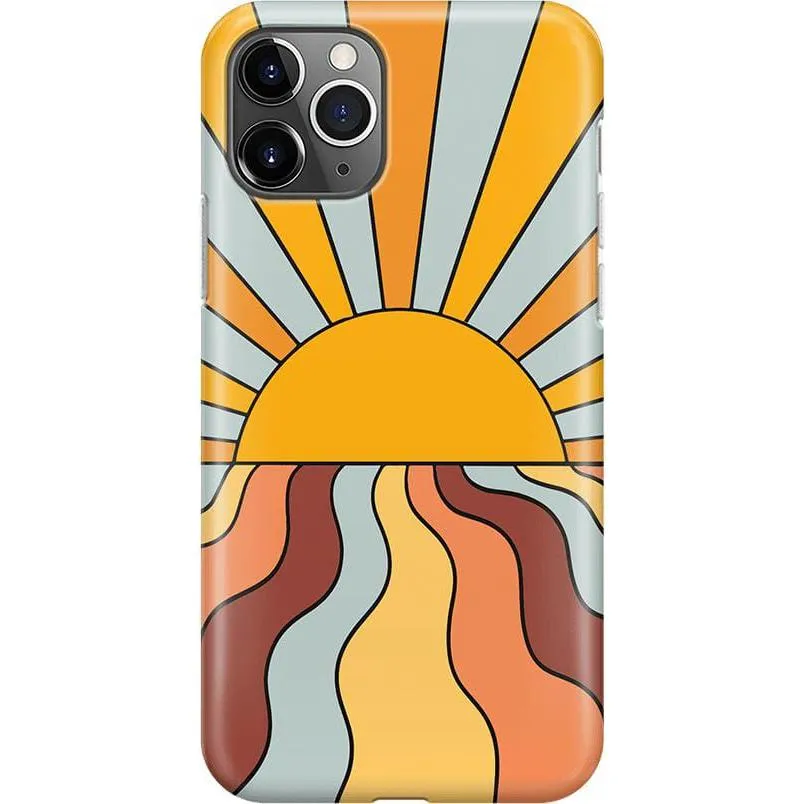 Trendy 2025 Shine On | Retro Sunset Case  Ends Soon!