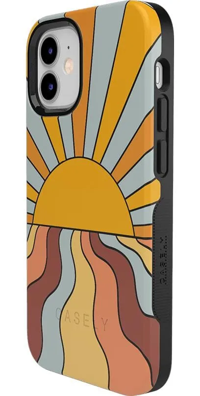 Trendy 2025 Shine On | Retro Sunset Case  Ends Soon!