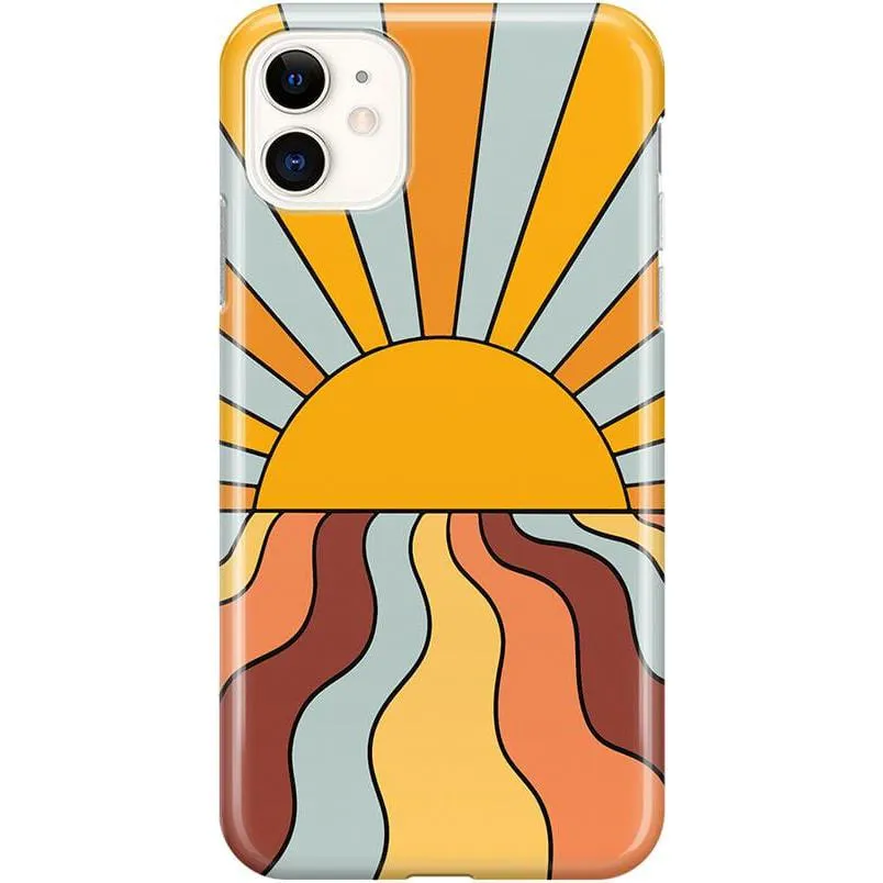 Trendy 2025 Shine On | Retro Sunset Case  Ends Soon!