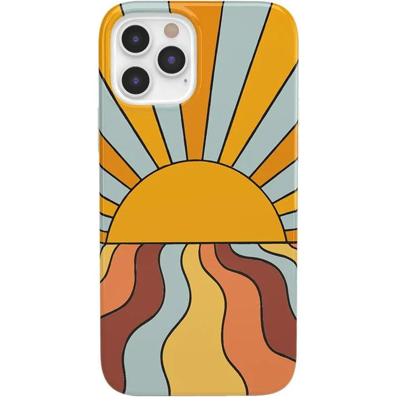 Trendy 2025 Shine On | Retro Sunset Case  Ends Soon!