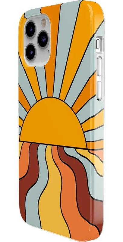 Trendy 2025 Shine On | Retro Sunset Case  Ends Soon!