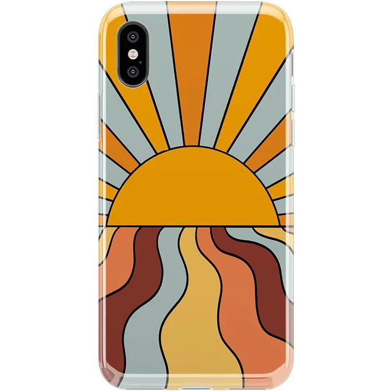 Trendy 2025 Shine On | Retro Sunset Case  Ends Soon!