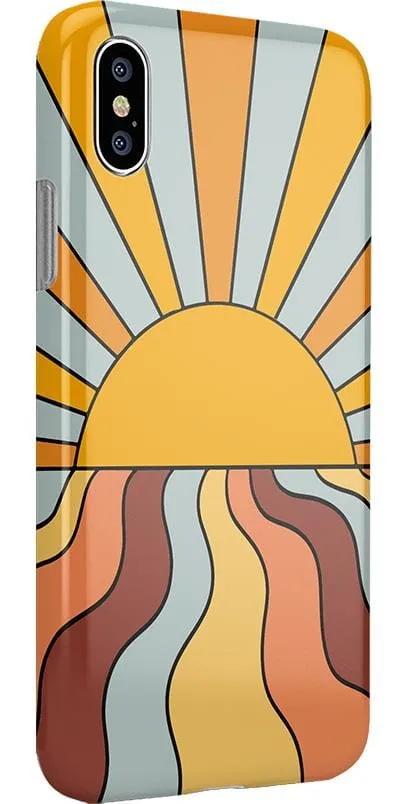 Trendy 2025 Shine On | Retro Sunset Case  Ends Soon!