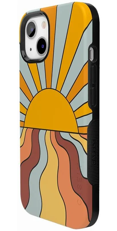Trendy 2025 Shine On | Retro Sunset Case  Ends Soon!