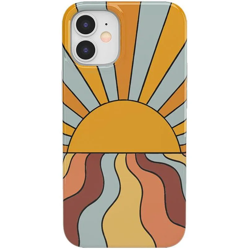 Trendy 2025 Shine On | Retro Sunset Case  Ends Soon!