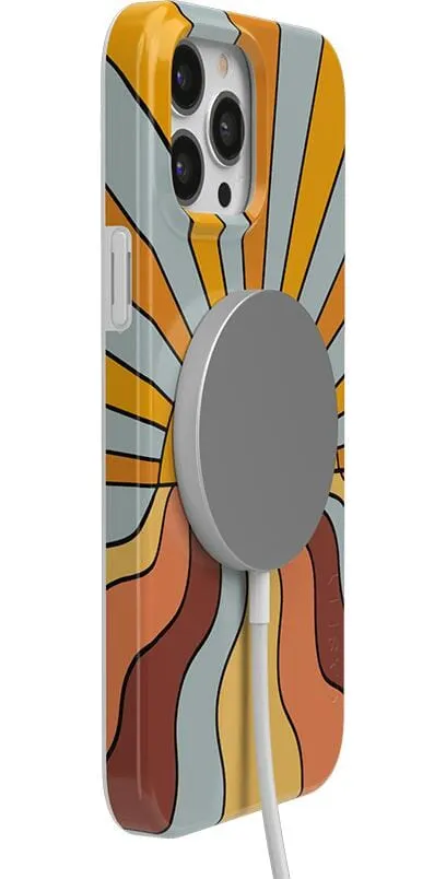 Trendy 2025 Shine On | Retro Sunset Case  Ends Soon!