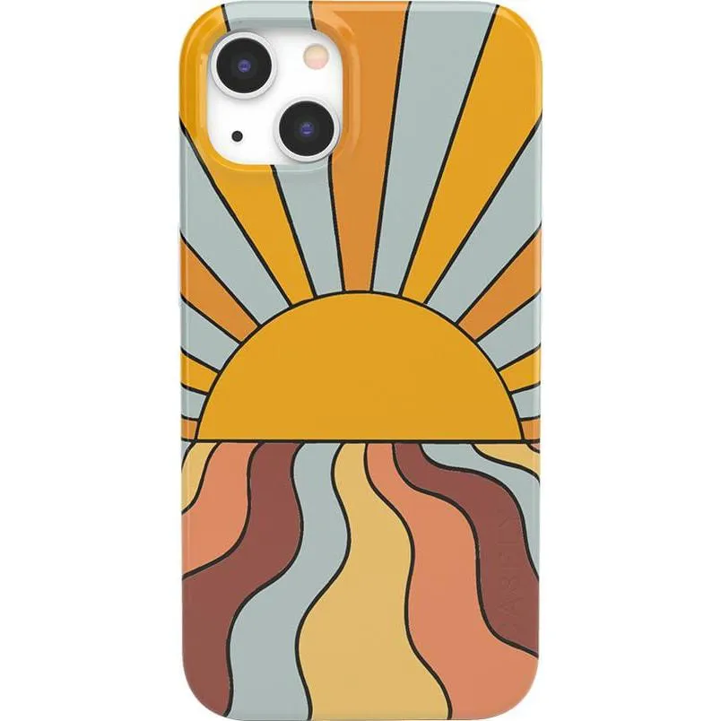 Trendy 2025 Shine On | Retro Sunset Case  Ends Soon!