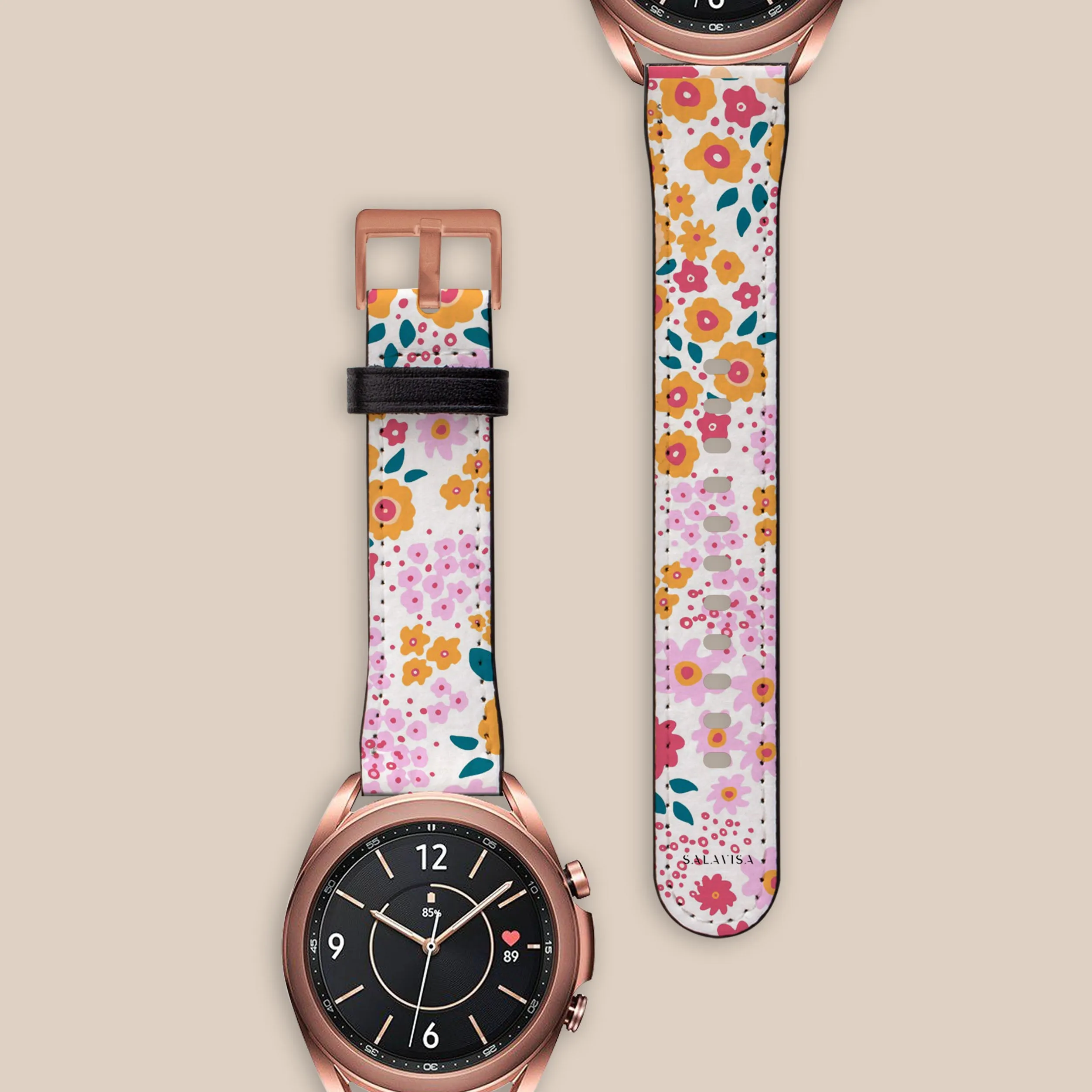 Trendy 2025 Spring Ditsy Galaxy Watch Band  Almost Sold Out!