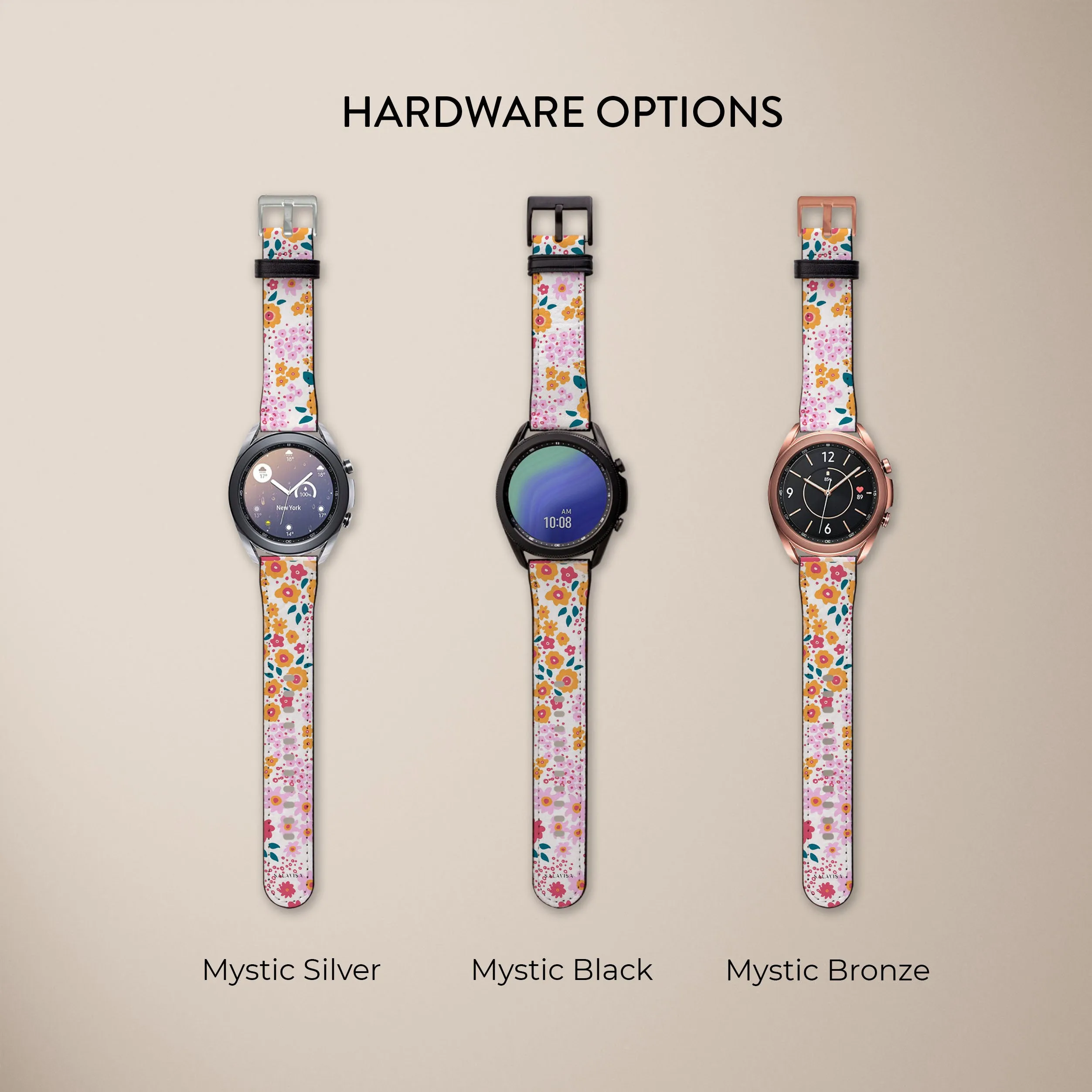 Trendy 2025 Spring Ditsy Galaxy Watch Band  Almost Sold Out!