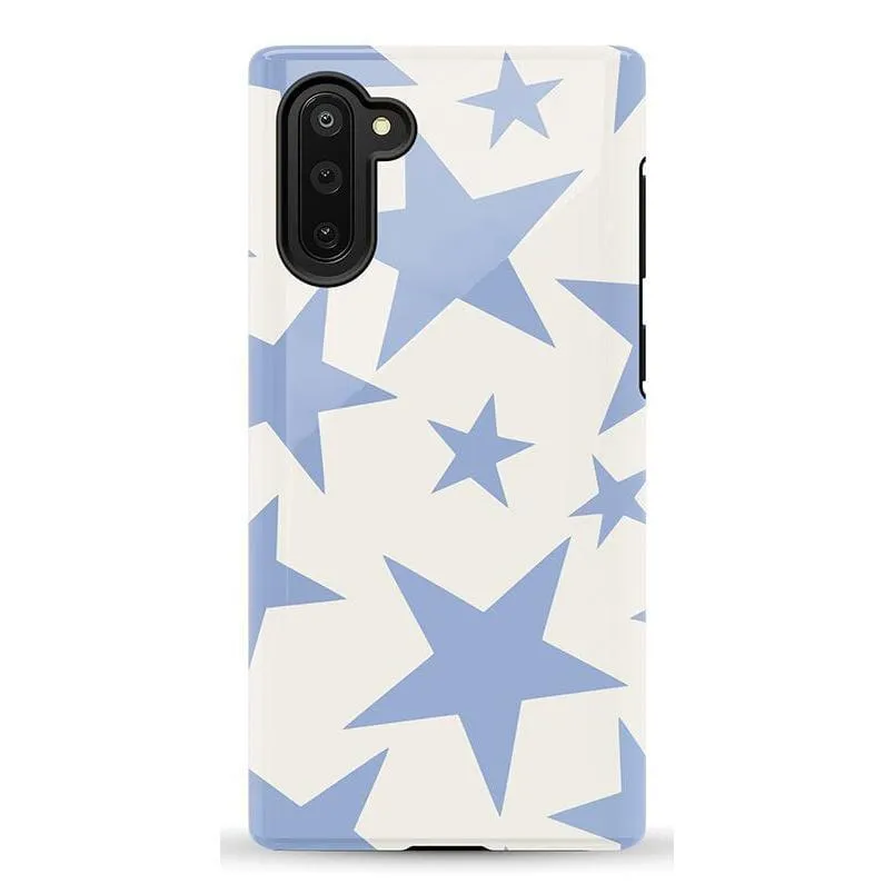 Trendy 2025 Stars Align | Blue & White Stars Samsung Case  Stylish & Comfortable