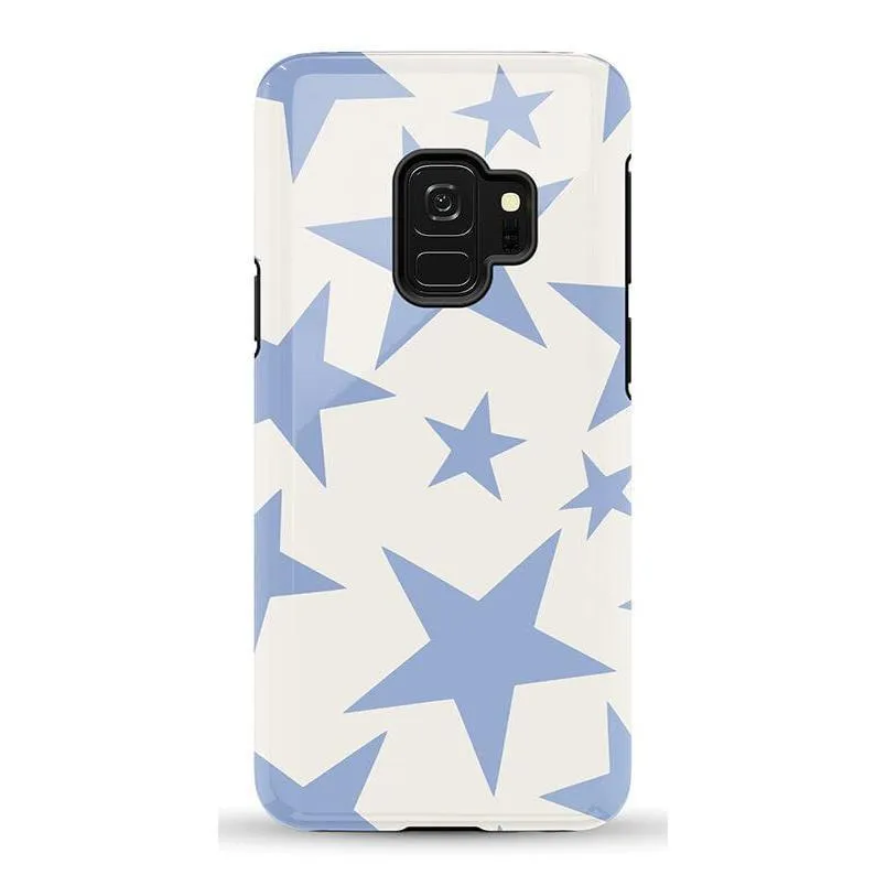 Trendy 2025 Stars Align | Blue & White Stars Samsung Case  Stylish & Comfortable