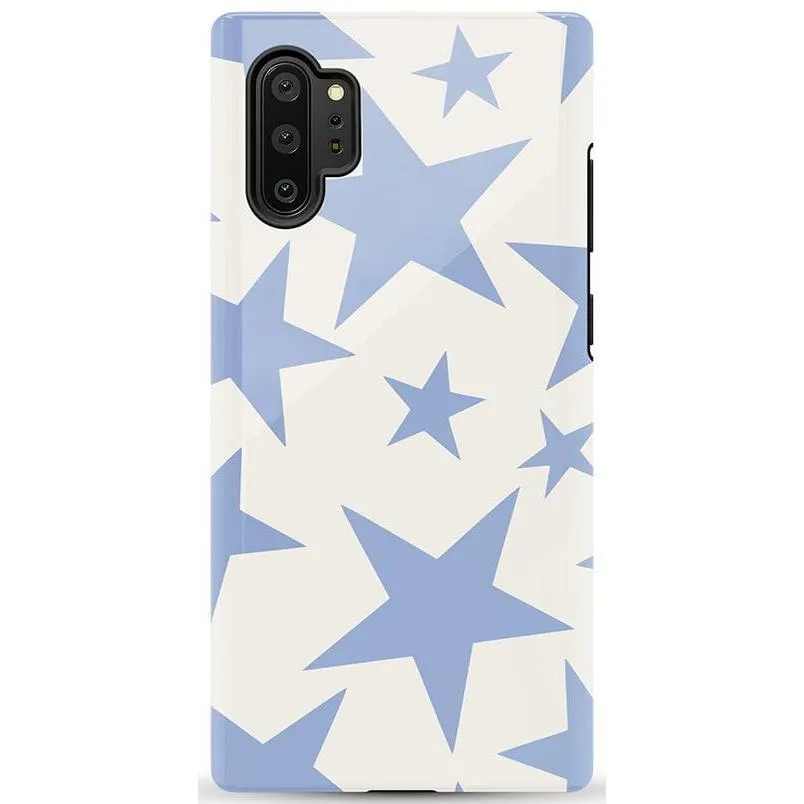Trendy 2025 Stars Align | Blue & White Stars Samsung Case  Stylish & Comfortable