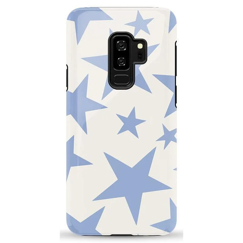 Trendy 2025 Stars Align | Blue & White Stars Samsung Case  Stylish & Comfortable