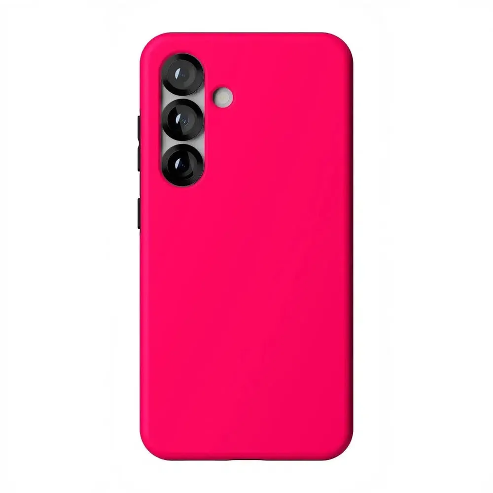 Trendy 2025 Think Pink | Solid Neon Pink Samsung Case  Going Fast!