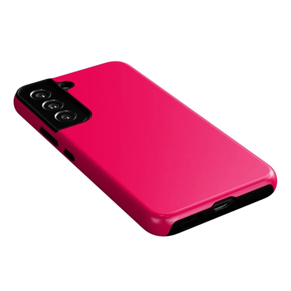 Trendy 2025 Think Pink | Solid Neon Pink Samsung Case  Going Fast!
