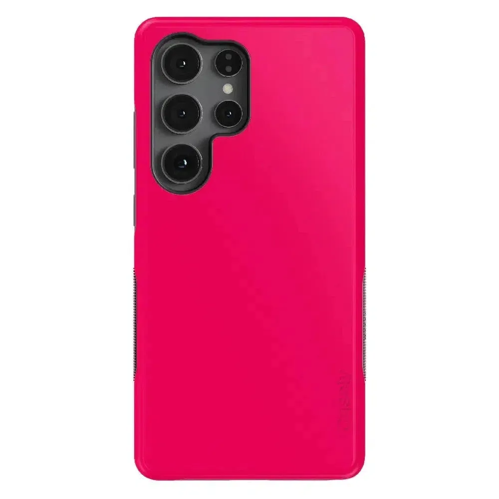 Trendy 2025 Think Pink | Solid Neon Pink Samsung Case  Going Fast!