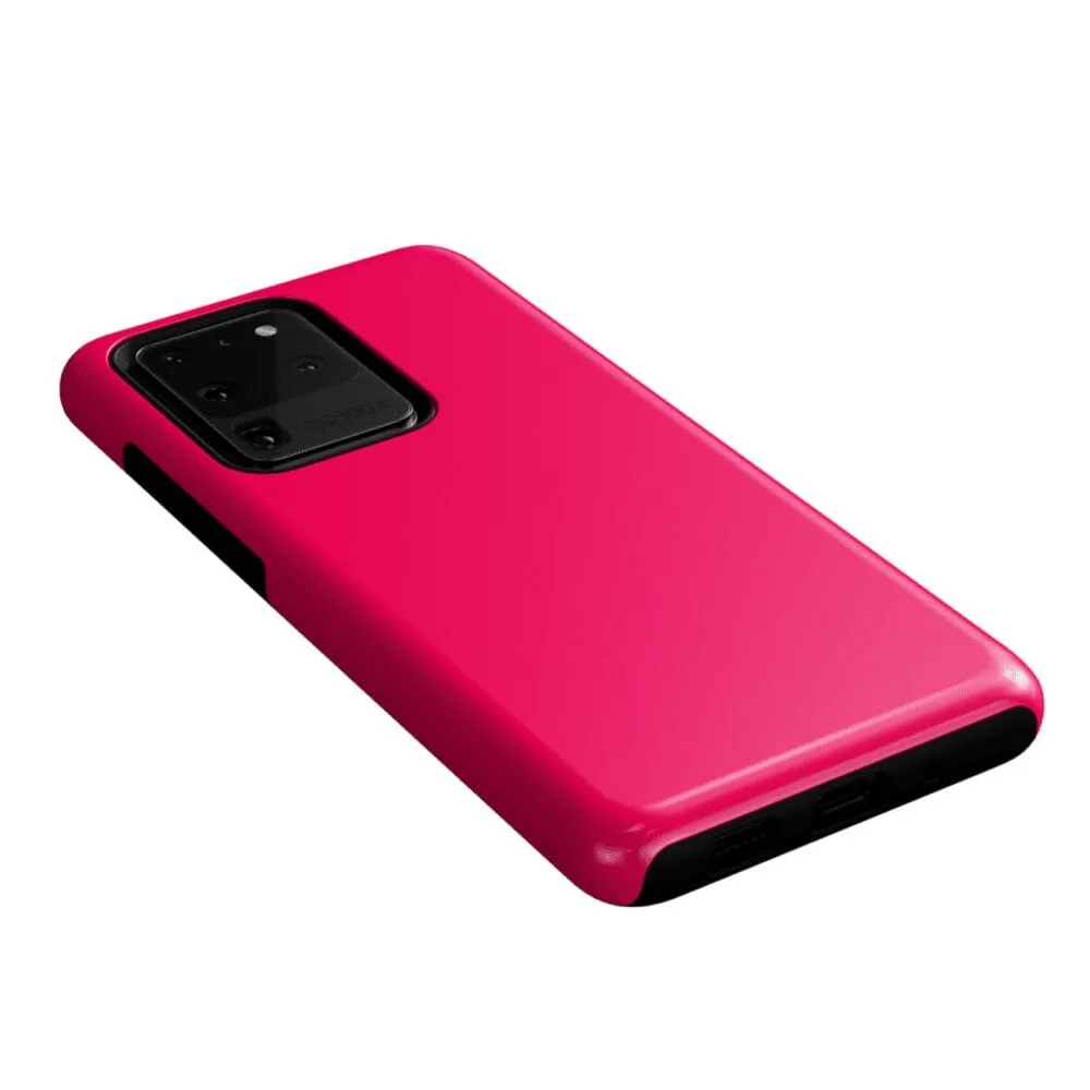 Trendy 2025 Think Pink | Solid Neon Pink Samsung Case  Going Fast!