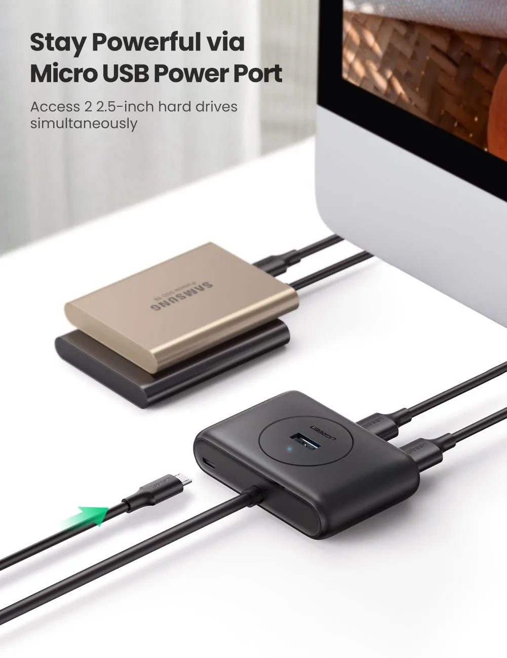 Trendy 2025 UGREEN 4-in-1 USB 3.0 Data Hub  Limited Release!