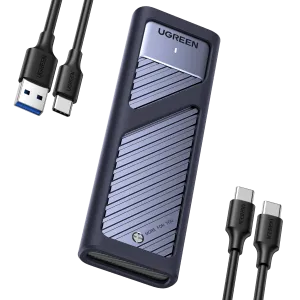 Trendy 2025 UGREEN M.2 NVMe SATA SSD Enclosure Adapter  Limited Availability!