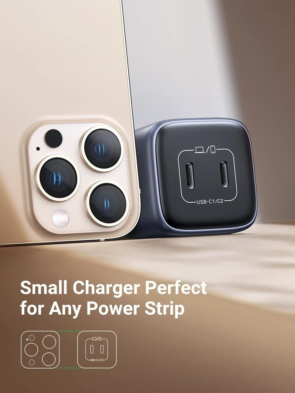 Trendy 2025 UGREEN Nexode 45W USB C GaN iphone Charger-2 Ports Wall Charger  Today Only!