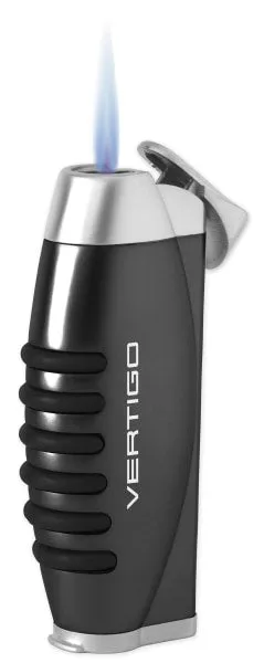 Trendy 2025 Vertigo Blitz Single Torch Lighter w/ Fold-Out Punch  Almost Sold Out!