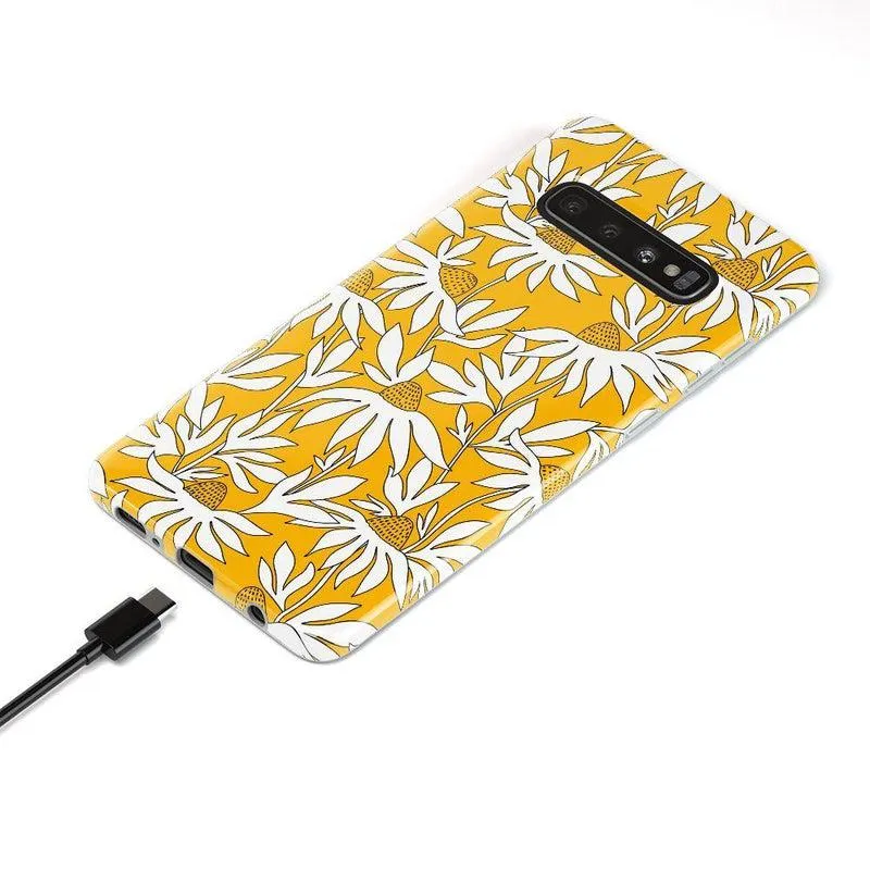 Trendy 2025 Wild About You | Yellow Floral Samsung Case  Today Only!