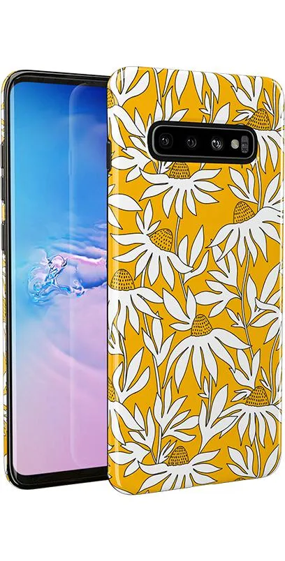 Trendy 2025 Wild About You | Yellow Floral Samsung Case  Today Only!