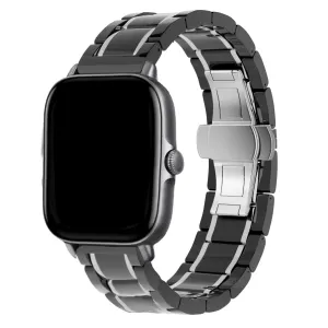 Trendy 2025 Xiaomi Amazfit GTS 2 Ceramic/Steel Strap (Black/Silver)  Last Chance!