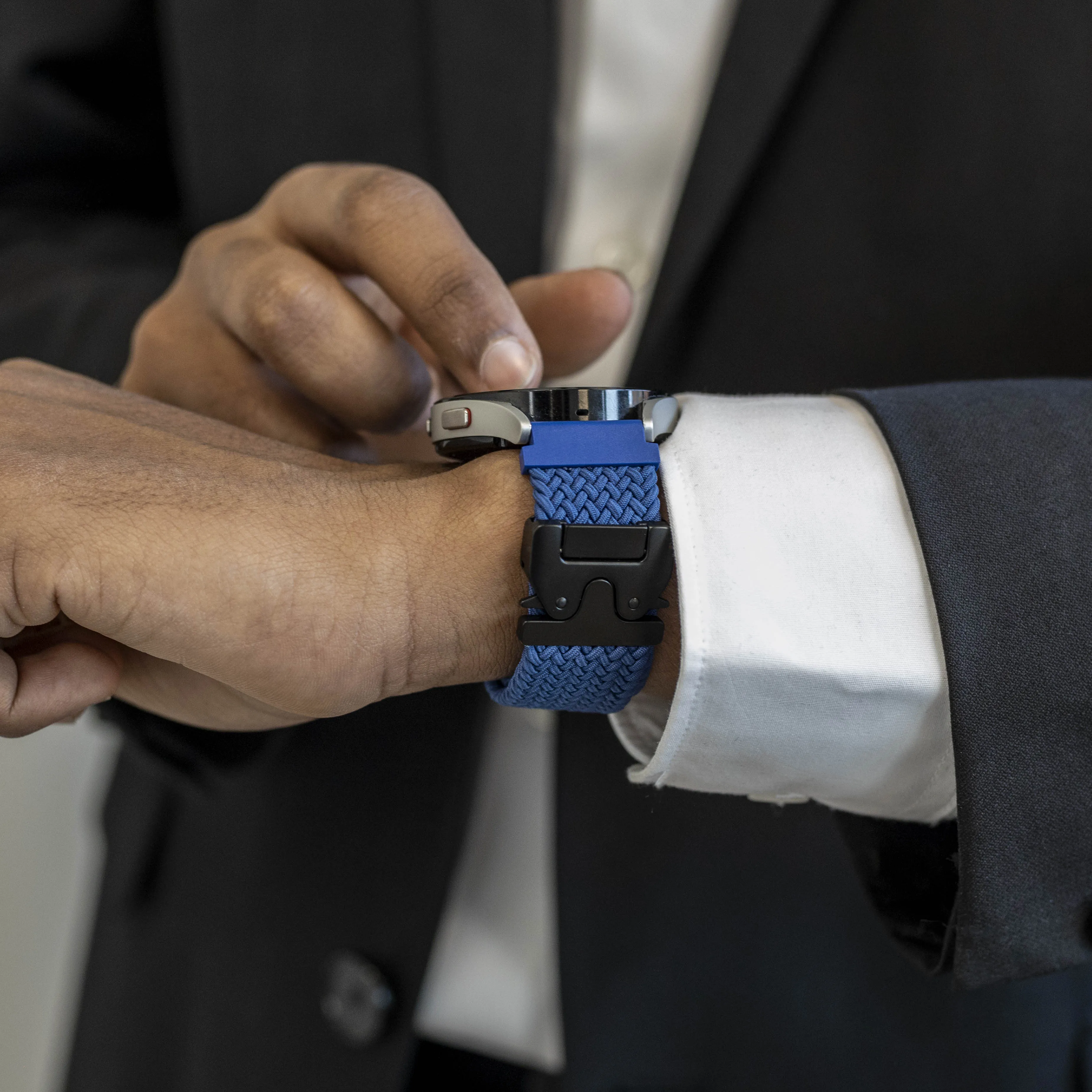 Trendy 2025 Xiaomi Amazfit GTS Braided Strap with P-Buckle (Blue)  Limited Stock!