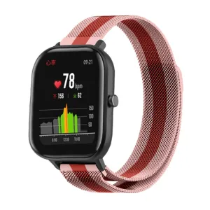 Trendy 2025 Xiaomi Amazfit GTS Milanese Strap (Red/Pink)  Almost Sold Out!