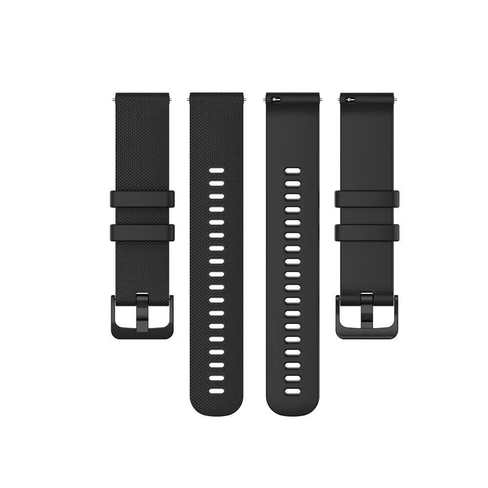 Trendy 2025 Xiaomi Amazfit GTS Premium Silicone Strap (Black)  Limited Availability!